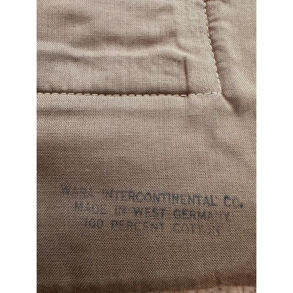 Vintage Intercontinental West Germany Woven Tapestry Garden Party Picnic 20x20